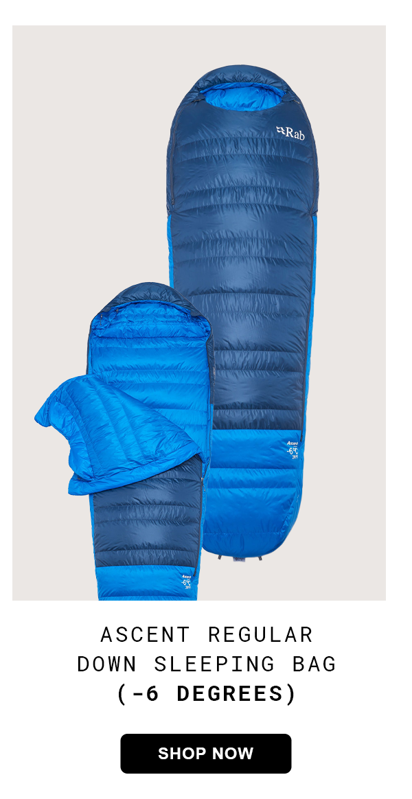 Rab Ascent Regular Down Sleeping Bag (-6 degrees)
