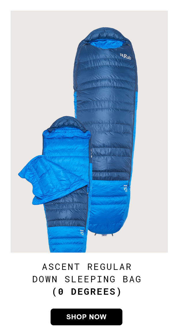 Rab Ascent Regular Down Sleeping Bag (0 degrees)