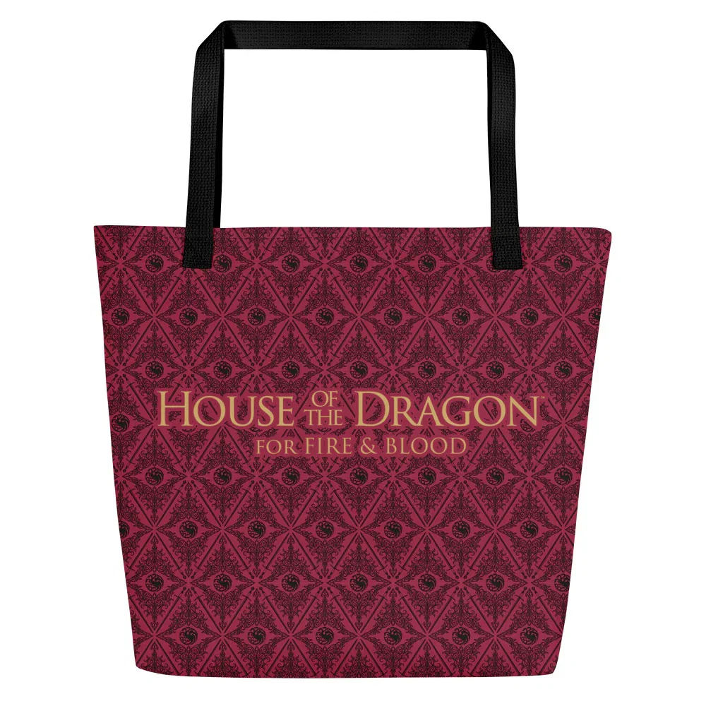 Image of House of the Dragon Tote Bag For Fire & Blood