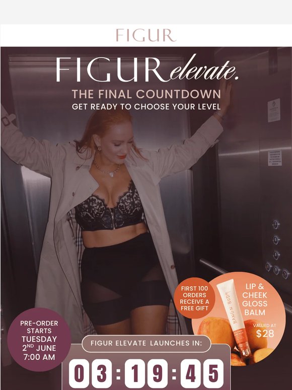 —, the countdown to FIGUR Elevate Launch is on! ⏰