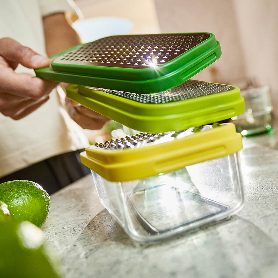 Multi-Grate & Store™ 3-in-1 Grater Set with Storage Container