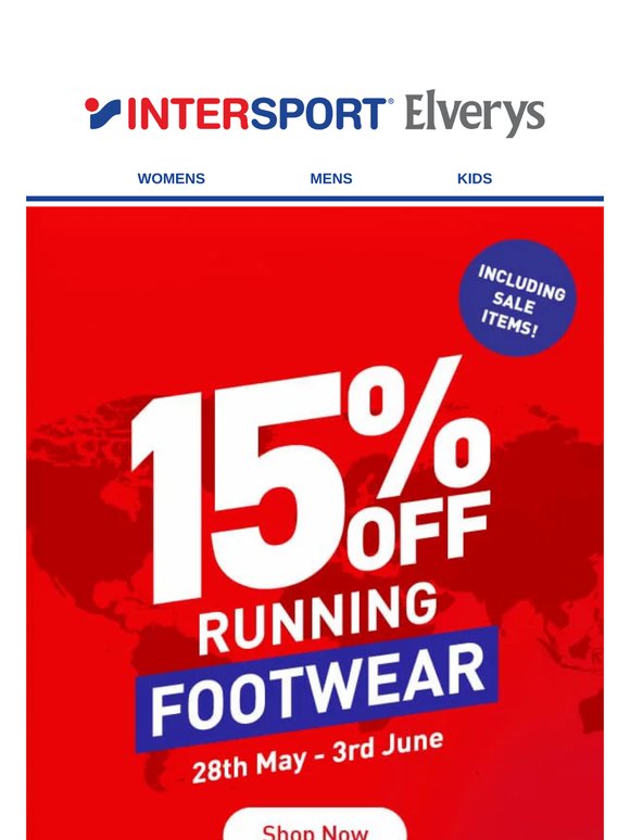 ⚡FLASH SALE: Extra 15% OFF Running Footwear 👟