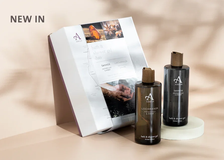 a gift box with 2 shower gels