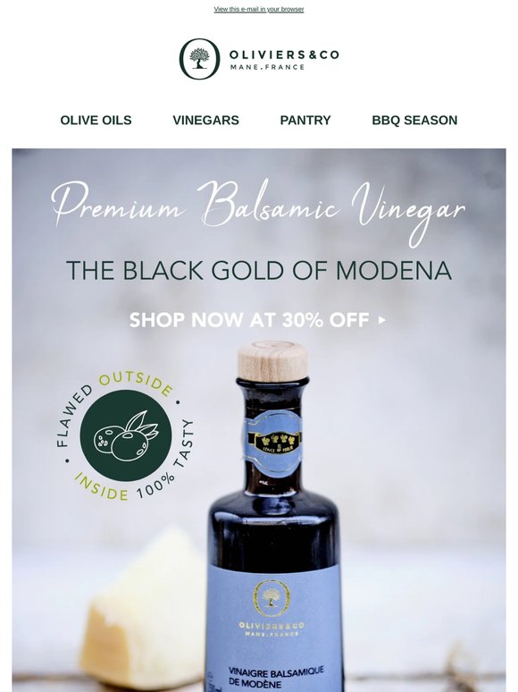 Shop our Premium Balsamic Vinegar Now at 30% OFF! 🔥