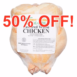 Image of Whole Pastured Chicken - approx. 3.5 lbs. each (4-chicken minimum)