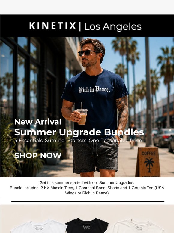 Two Summer Upgrades from Kinetix | Casual Luxury