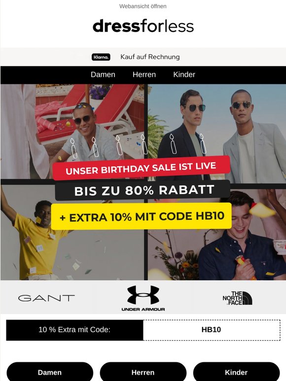 Birthday Sale mit Extra-Rabatt 🔥