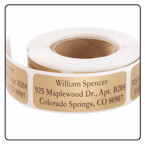 Personalized Large Print Address Labels - Set of 200