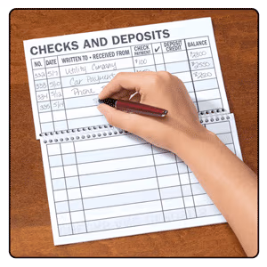 Large Print Check Register