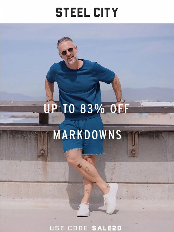 Up to 83% Off Sale Items