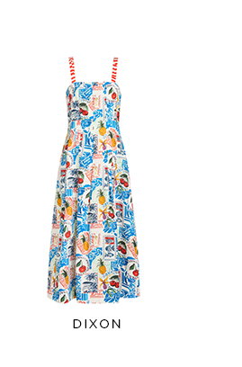 Dixon Dress in Postcard