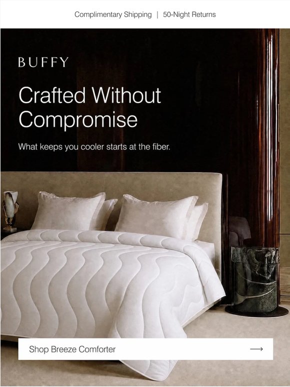 The comforter that didn't take the easy route.