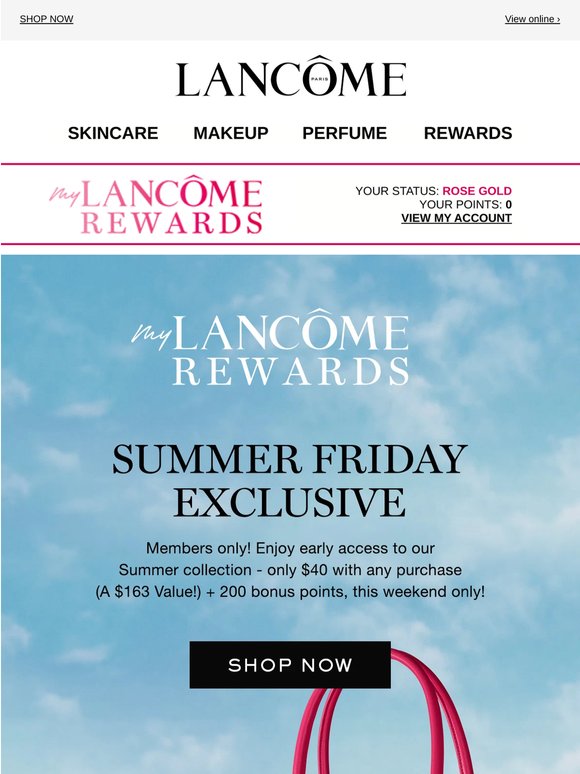Summer Friday: Summer Collection Early Access + Bonus Points!
