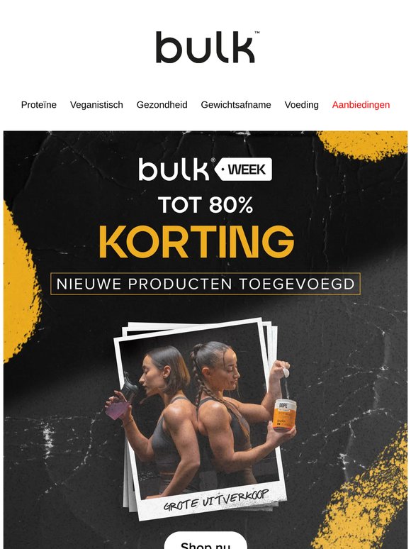 🔥 TOT 80% KORTING 🔥