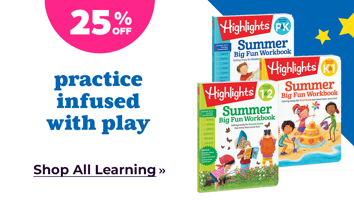 All Learning Books 25% Off!