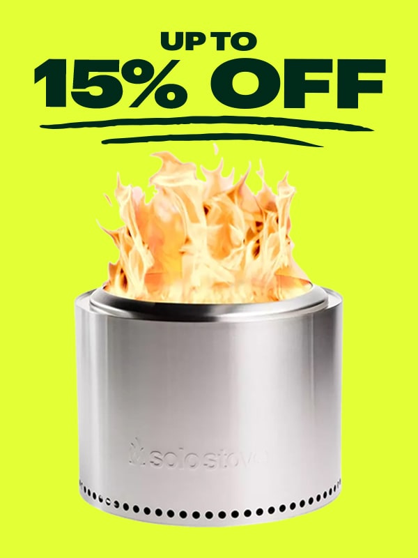 Up to 15% off.