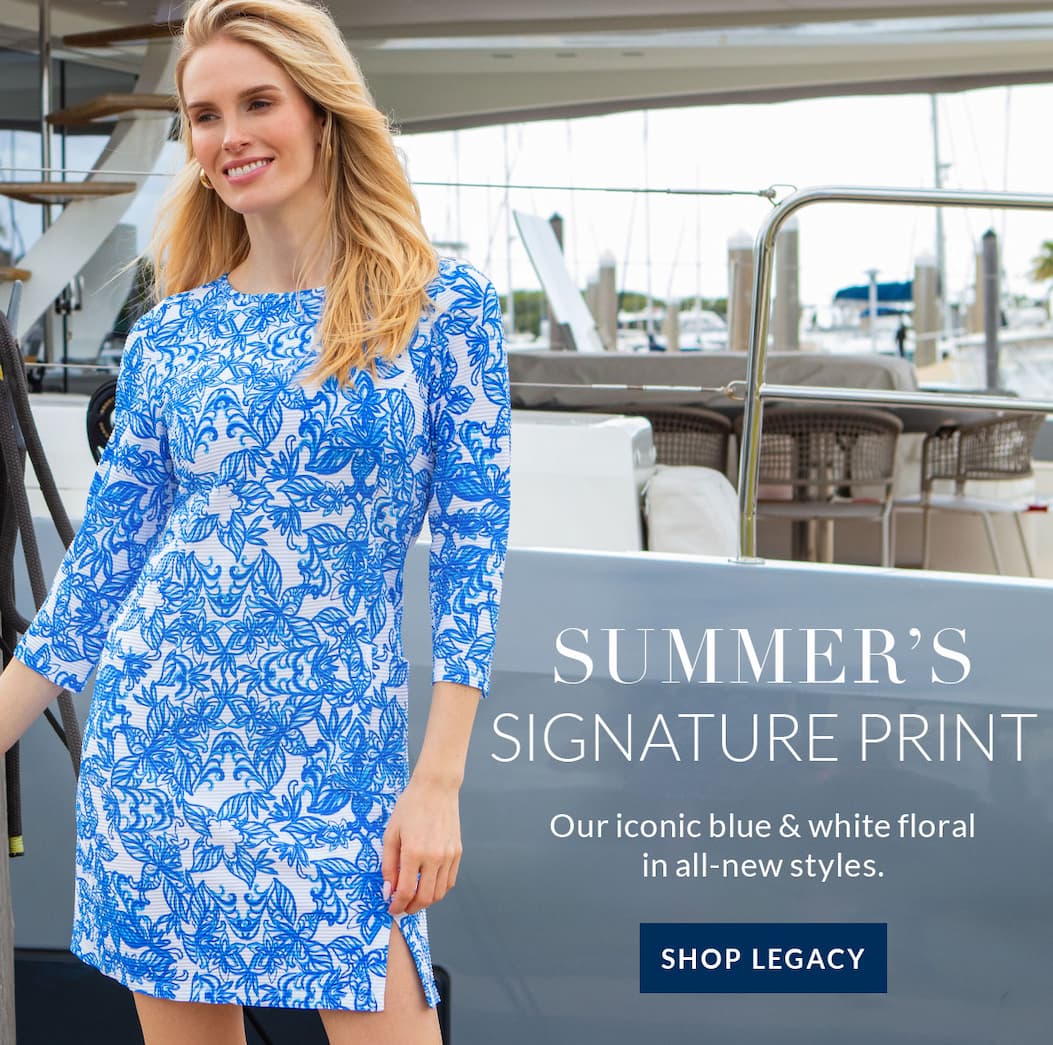 Our iconic blue & white floral in all-new styles.