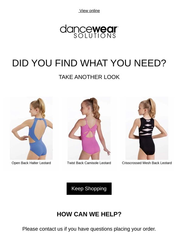 Still interested? Get the dancewear you need now