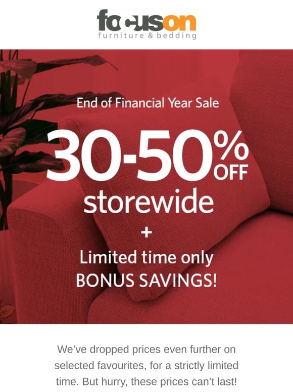 Bonus Savings Just Dropped: Sofas from $599