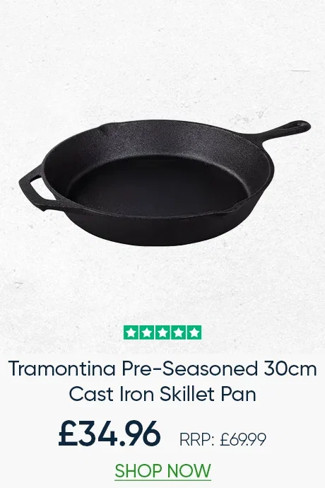 Tramontina Pre-Seasoned 30cm Cast Iron Skillet Pan