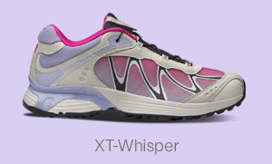 Salomon XT-Whisper Sneakers in Grey/Pink/Purple