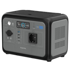 OUKITEL P800 Portable Power Station, 512Wh 800W Backup Battery with AC+DC Fast Charging, Solar Generator for Outdoor Camping Emergency