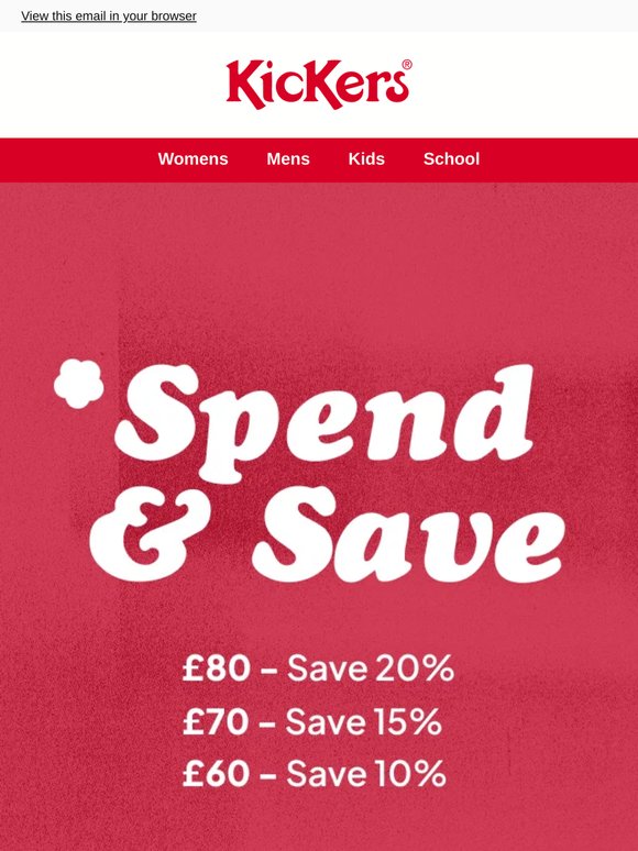 Spend some. Save more.