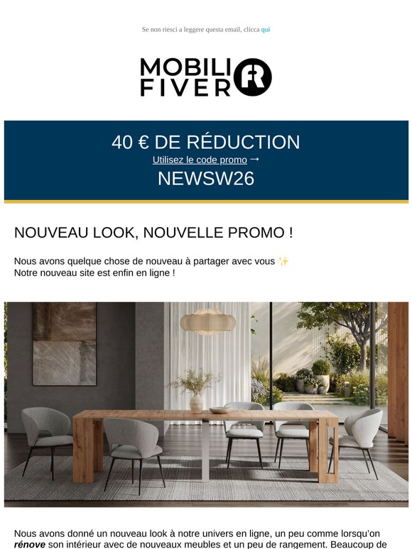 Notre nouveau site est en ligne ✨ + 40 € pour vous