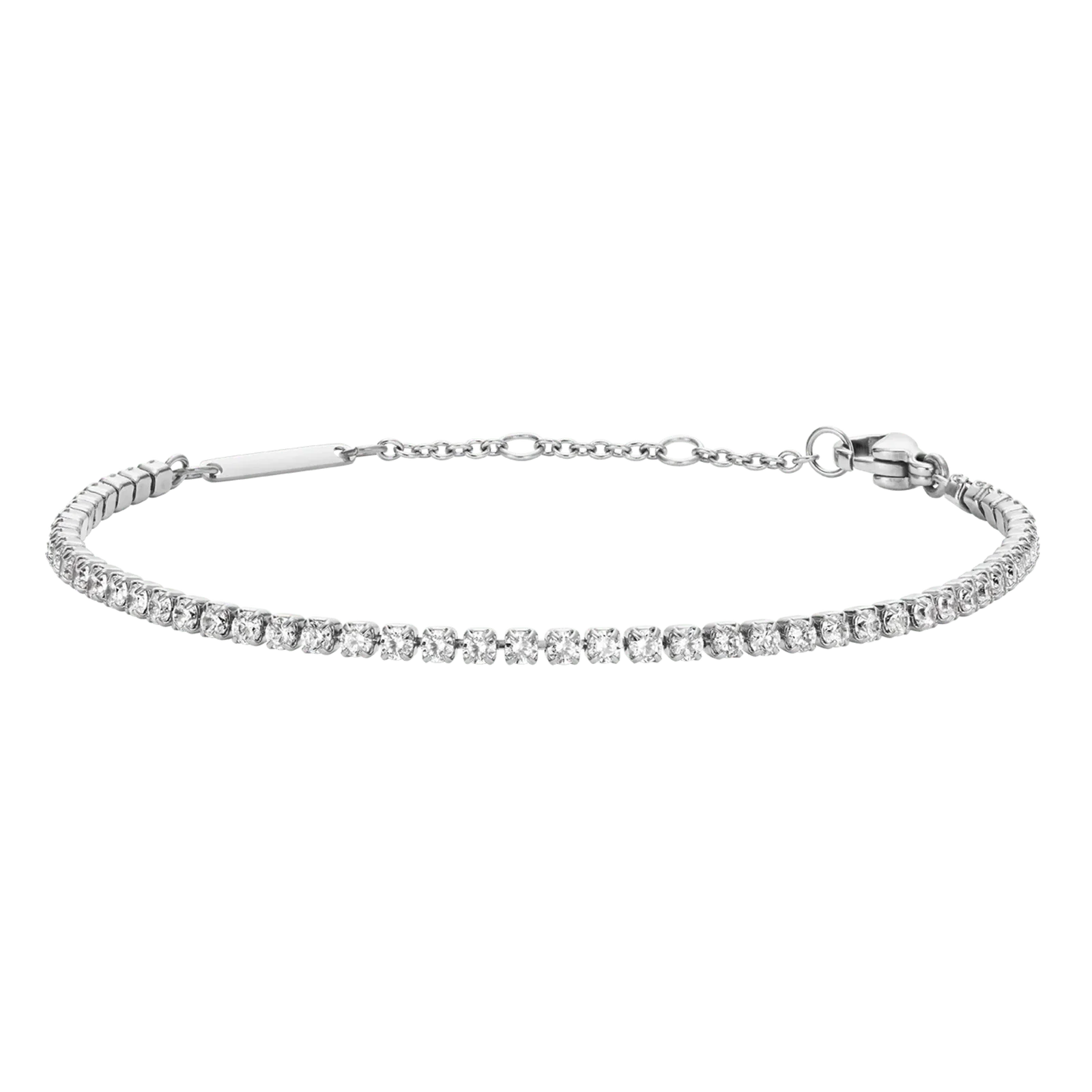 Image of Classic Tennis Bracelet Silver