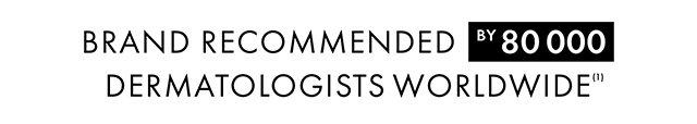 brand recommended by 80.000 dermatologists