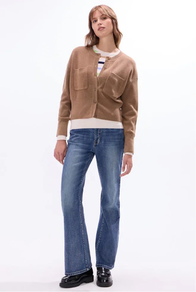 Raven Wool Blend Cardigan