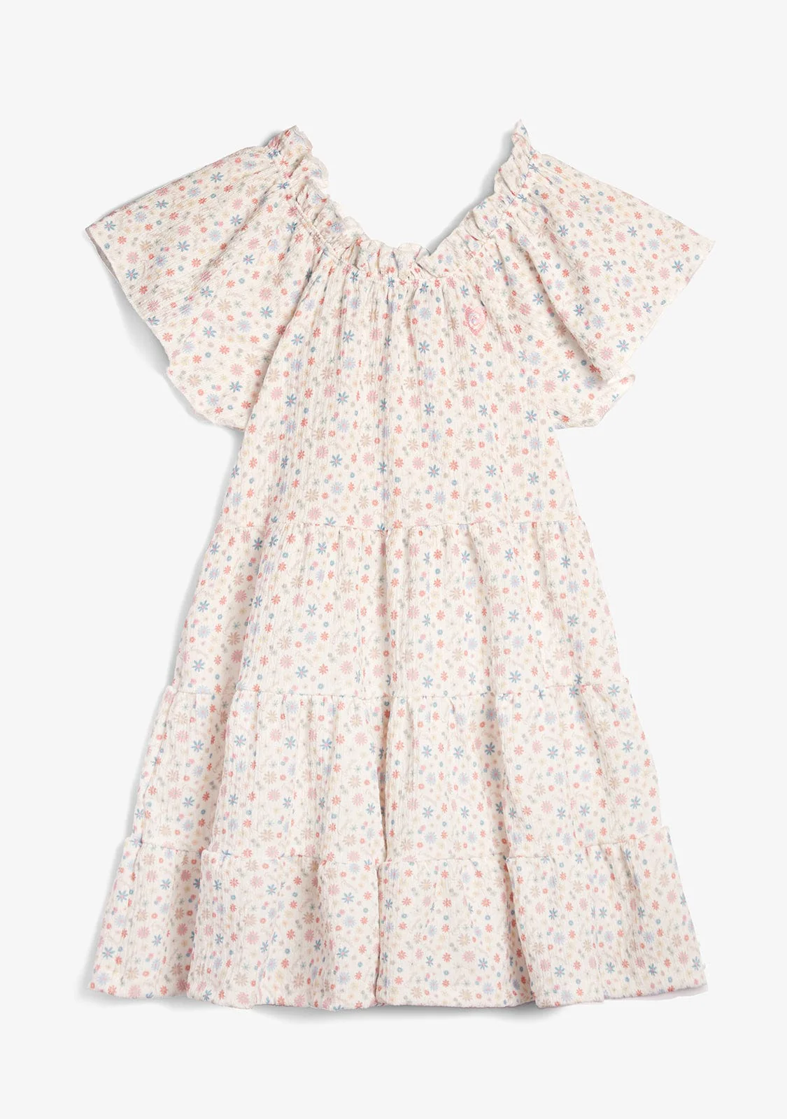 Image of White Flowers Dress