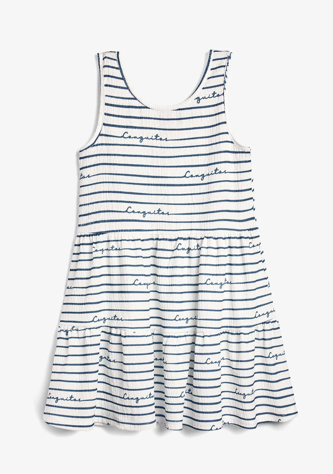 Image of Blue Striped Dress