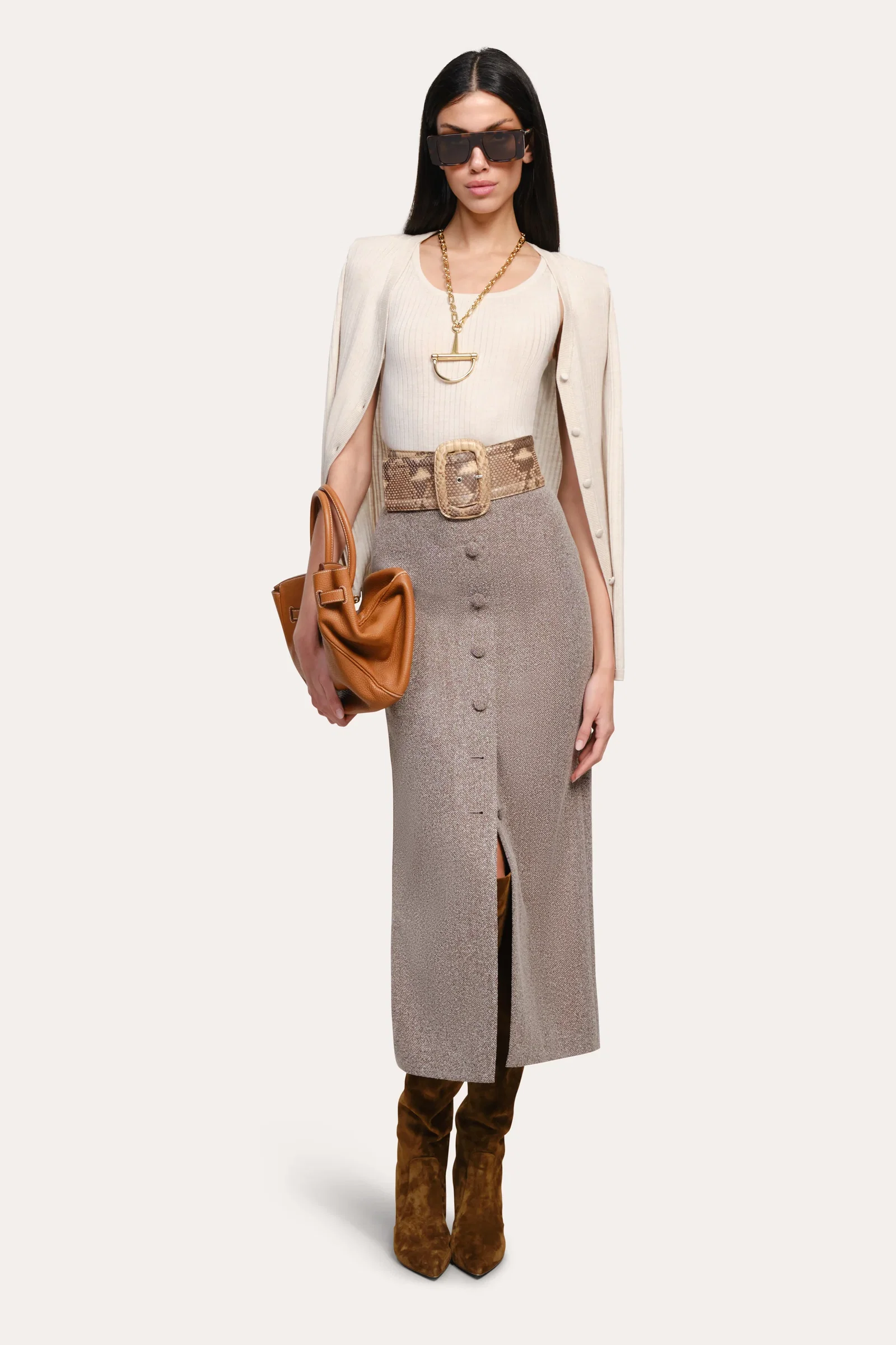 Image of Elle Silk Wool Tank