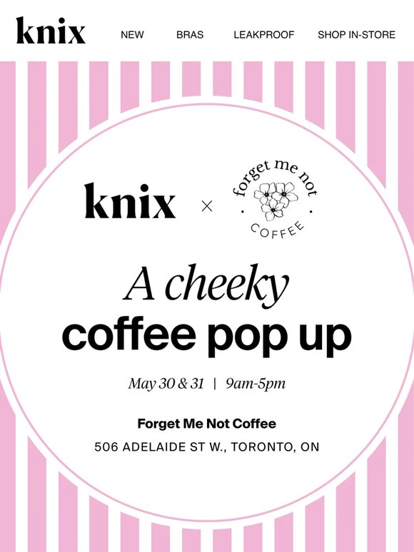 A cheeky coffee pop-up ☕