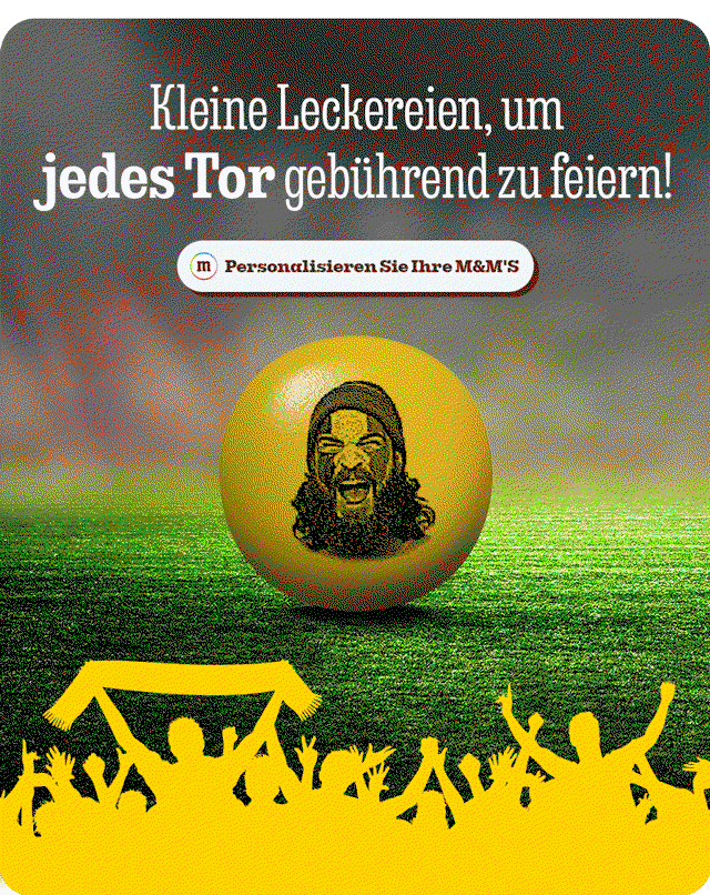 PERSONALISIEREN SIE IHRE M&M'S
