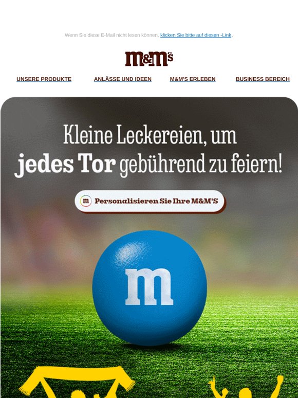 ⚽ Auf die Plätze, fertig... M&M'S!