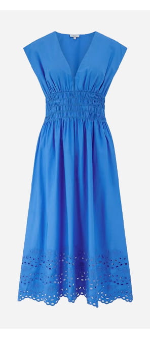 Roxanne Dress In Harbour Blue