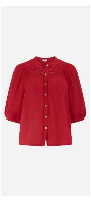 Theia Top In Tomato