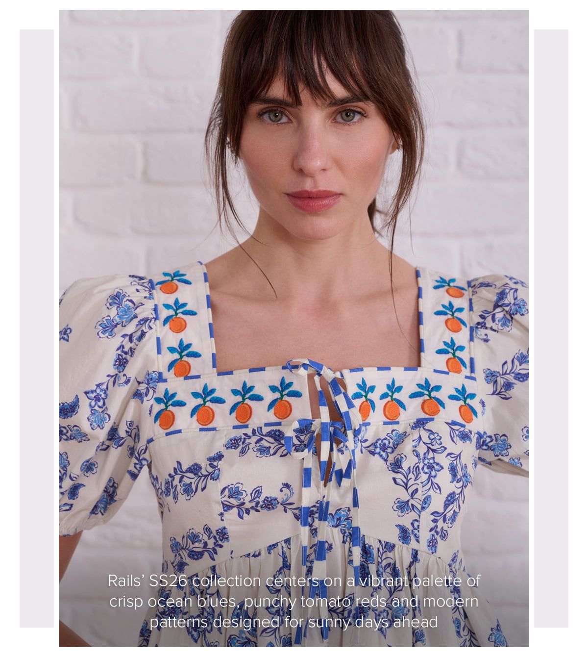 Rails’ SS26 collection centers on a vibrant palette of crisp ocean blues, punchy tomato reds and modern patterns designed for sunny days ahead
