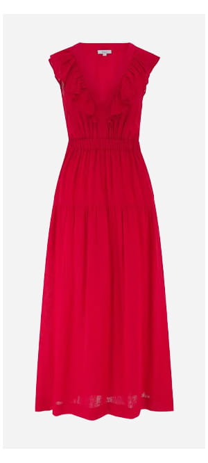 Beaux Dress In Tomato