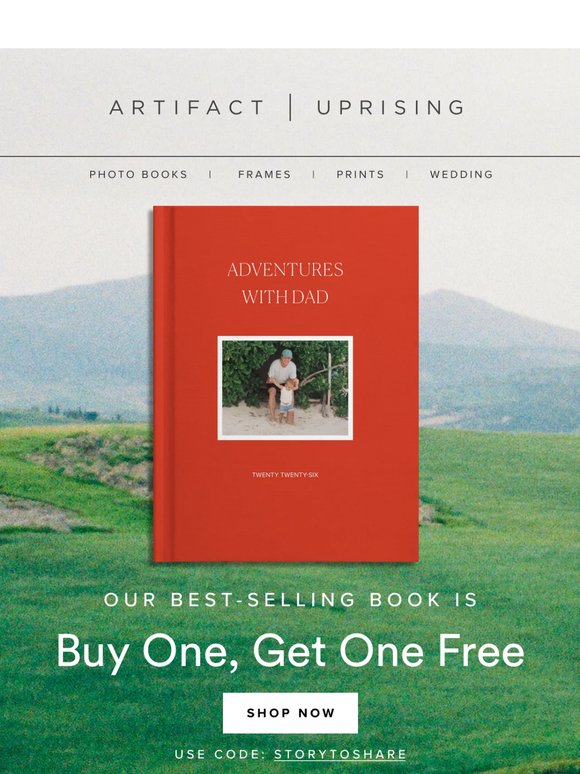 Two days only: Buy one, get one free