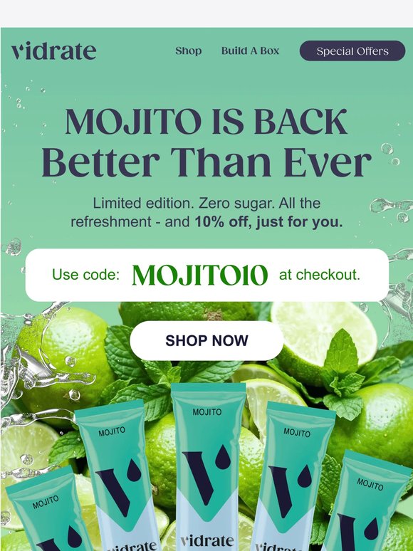 Limited Edition: Mojito has landed!