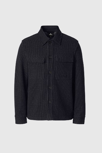 PORTER-K Brushed Knit Shirt Jacket for women