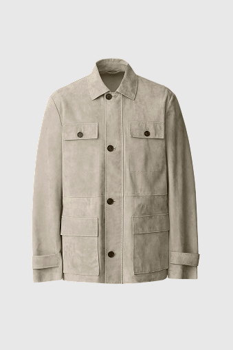 DANNY-SU Suede Safari Jacket