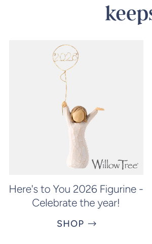 here's to you 2026 figurine - celebrate the year!