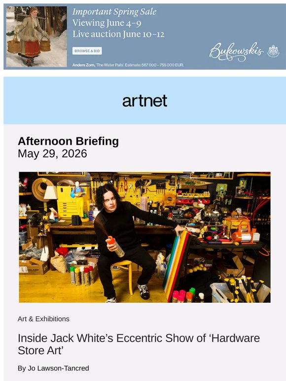 Jack White Makes His Art World Debut
