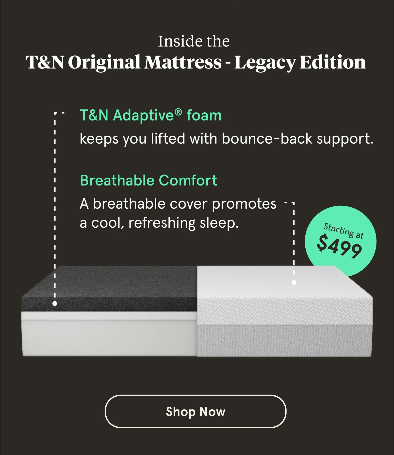 T&N Original Mattress - Legacy Edition | Shop Now