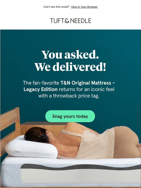 EXACTLY what you’ve been asking for!