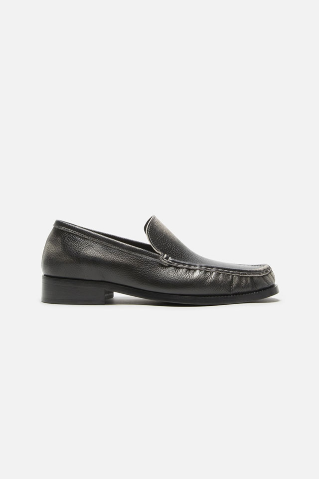 Leather loafers